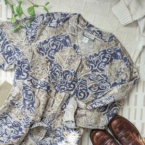 SK & Company | Vintage | Oversized Linen Lightweight Jacket